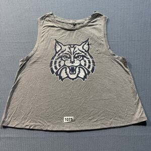 Sleeveless Men Top Sz L Brown Pre-Owned Excellent